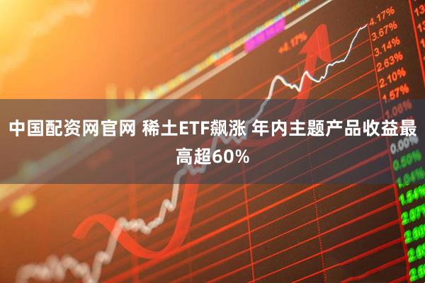 中国配资网官网 稀土ETF飙涨 年内主题产品收益最高超60%