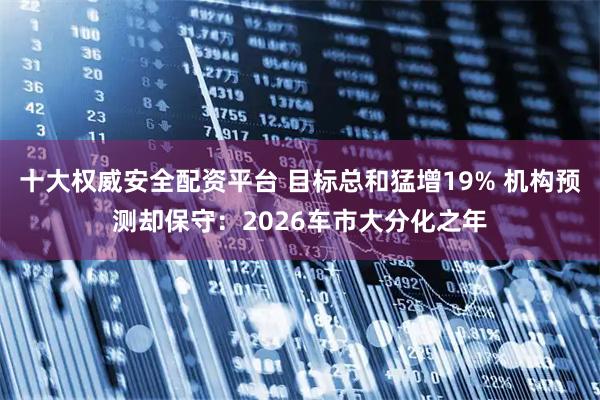 十大权威安全配资平台 目标总和猛增19% 机构预测却保守：2026车市大分化之年